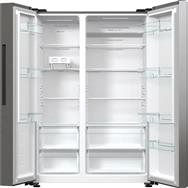 Gorenje NRR9185EAXL Side-by-Side Refrigerator Freestanding E Silver