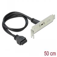 Support de fente Delock - Panneau USB
