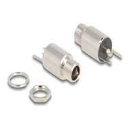 Connecteur d'alimentation Delock - prise CC 5,5 mm x 12 mm (ID : 2,5 mm) (F) cloison