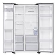 Samsung RS64DG5303S9, Freestanding, American door, Stainless steel, Inside, R-600a, Tempered glass