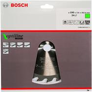 Bosch 2 608 640 612 - Wood - 19 cm - 2 cm - 1.6 mm - 2.6 mm - ATB (Alternate Top Bevel)