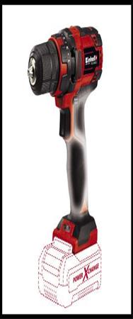 Perceuse-visseuse à poignée pistolet Einhell TC-CD 18/35 Li - Solo - 550 tr/min - 35 Nm - Batterie
