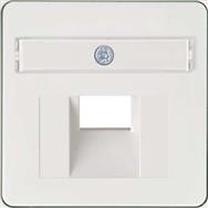 Schneider 366504 Plaque centrale UAE 1xRJ45 avec SF JOY blanc pur