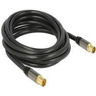 Câble d'antenne Delock - Connecteur IEC mâle vers connecteur IEC femelle