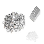 DIGITUS CAT 6 modular plug for round cable, pass through plug - 100 pcs.