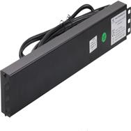 Rockstable 12 Way Power Strip - Power bar - Black - 1U - 2 m - 125/250 V - 50/60 Hz