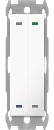 MDT BE-TAL55T2.01 bouton Lumière 55 2 voies RGB-W temp. capteur blanc pur brillant