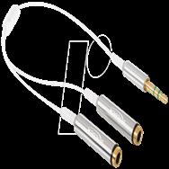 Répartiteur audio Delock - mini-jack stéréo 3,5 mm mâle vers mini-jack stéréo 3,5 mm femelle