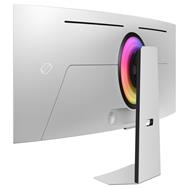 Samsung G95SC, 124.5 cm (49"), 5120 x 1440 pixels, Dual QHD, OLED, 0.03 ms, Silver