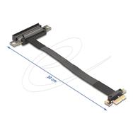 Carte Riser Delock PCI Express 3.0 x1 St> x8 Slot avec câble - Câble - 0,3 m