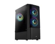 Tour midi AeroCool Quantum v3, micro-ATX/mini-ITX, noire