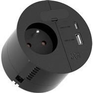 Chargeur de boucle Bachmann 1xUTE 1xUSB A/C 22W 2m