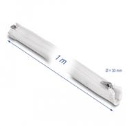 Gaine tressée Delock - diamètre 30 mm avec fermeture éclair