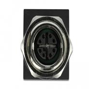 Adaptateur réseau Delock - 8 broches M12 (F) droit vers RJ-45 (F) coudé