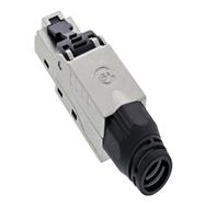 Fiche RJ45 en ligne Cat.6A 500 MHz installable sur site