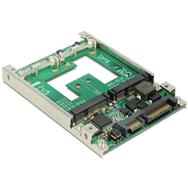 Convertisseur Delock 2,5" SATA 22 broches > mSATA avec RAID