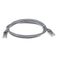 ACT Grey 5 meter U/UTP CAT6A patch cable snagless with RJ45 connectors - 5 m - RJ-45 - RJ-45 - Grey