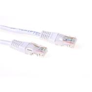 ACT White 1.5 meter U/UTP CAT6A patch cable with RJ45 connectors - 1.5 m - Cat6a - U/UTP (UTP) - RJ-45 - RJ-45 - White