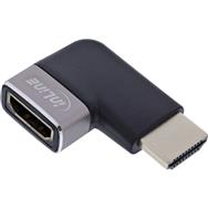 Adaptateur HDMI InLine - Fiche/prise HDMI A - 90° droite - 8K UHD