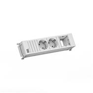 Bachmann POWER FRAME 2xCEE7/3 1xCM Blanc
