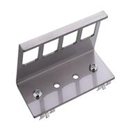 InLine Keystone SNAP-In Metall-Modulhalter 4-fach für Hutschiene