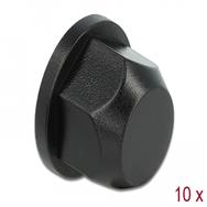 Capuchon de protection Delock - noir (paquet de 10)