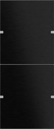 GIRA 5022126 jeu de bascules 2f Capteur de clé.4 TS4 aluminium noir