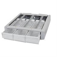 Ergotron 97-864 - Tiroir - Gris - Blanc - 457 mm - 457 mm - 165 mm - 4 kg