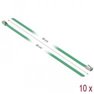Serre-câbles Delock - 50 cm - vert (lot de 10)