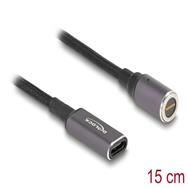 Câble d'alimentation Delock - Connecteur USB-C (F) 24 broches vers connecteur magnétique 8 broches
