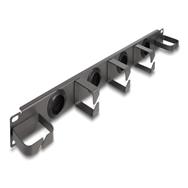 Panneau de routage de gestion des câbles en rack Delock