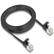 Câble patch Delock coudé RJ45 S/FTP Cat6 - Câble - Réseau