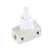 Interrupteur à bouton-poussoir Bachmann 924.137 1P blanc 250 V