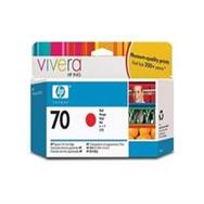 HP 70 130-ml Red DesignJet Ink Cartridge: Standard Yield