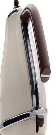 De Longhi KBOV2001.BG - 1.7 L - 2000 W - Beige - Stainless steel - Water level indicator - Cordless