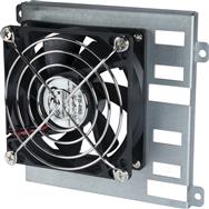 Inter-Tech FB-480 - Ventilateur de refroidissement - Noir - Acier - Acier - 1 ventilateur(s) - 1,72 m³/h - 6U