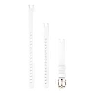 Bracelet de montre connectée Garmin Lily Bands, silicone blanc