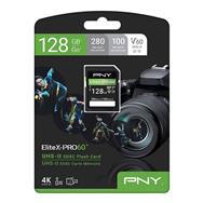 PNY EliteX-PRO60 - 128 Go - SDXC - Classe 10 - UHS-II - 280 Mo/s - 100 Mo/s