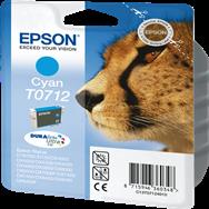 Encre Epson Cheetah Singlepack Cyan T0712 DURABrite Ultra - Originale - Cyan - Epson Stylus D120 Epson Stylus D120 Epson Stylus D78 Epson Stylus D92 Epson Stylus D92 Epson... - 1 pièce(s) - Impression jet d'encre - Chine