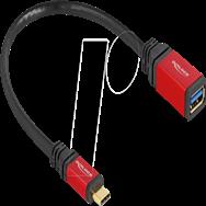 Adaptateur USB Delock - USB-C 24 broches (M) vers USB Type A (F)