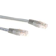ACT Grey 20 meter U/UTP CAT6A patch cable with RJ45 connectors - 20 m - Cat6a - U/UTP (UTP) - RJ-45 - RJ-45 - Grey