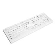 Cherry AK-C8100F-FU1-W/NOR - Sans fil - RF sans fil - Membrane - QWERTY - Blanc