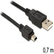 Câble USB Delock - USB (M) vers mini-USB Type B (M)