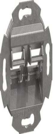 Cadre de montage Hager GMDM102 2-f. RJ45 Type 10 à 55 GZDM2