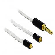 Câble de casque Delock - stéréo symétrique 4,4 mm mâle vers MMCX mâle