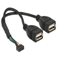 Câble USB interne vers externe Delock