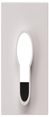 GIRA cache interrupteur à clé/bouton sans système poussoir 55 blanc pur 866403