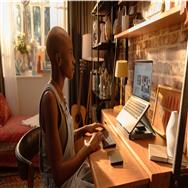 Logitech Casa Pop-Up Desk CLASSIC CHIC - UK - UK - Keyboard - QWERTY