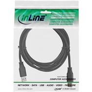 Câble USB 3.2 Gen.1 InLine Type A mâle / A mâle - noir - 0,5 m