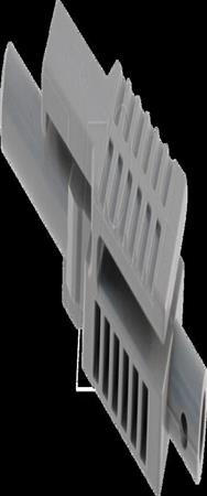 BROADCOM HFBR4503Z Connecteur fibre optique avec verrouillage gris